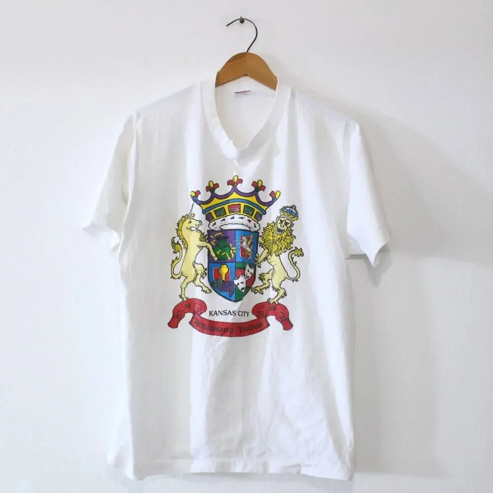 Vintage Kansas City Renaissance Festival 1989 T Shirt Large